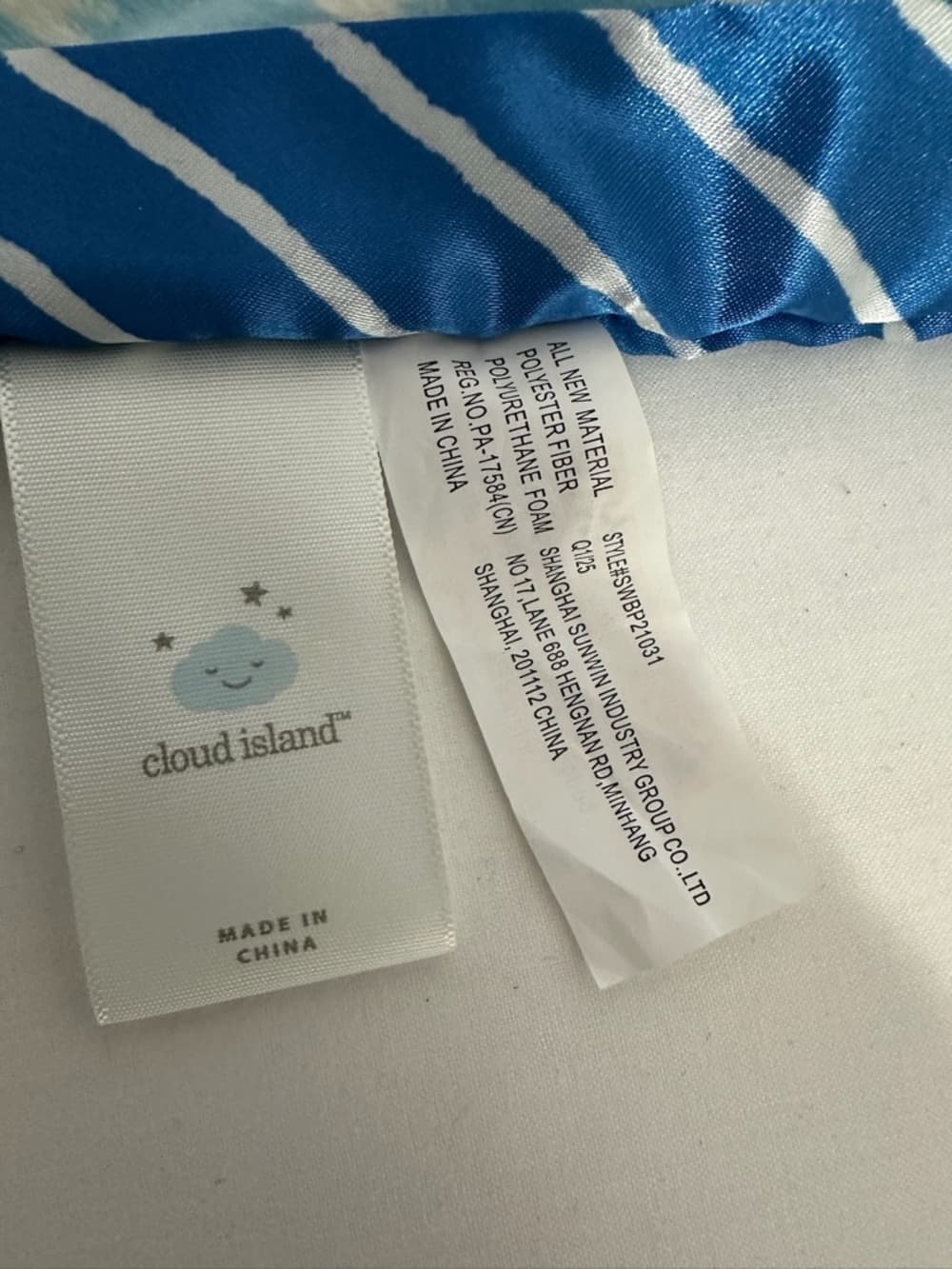 NWT Cloud Island Blue Dinosaur Baby Security Blanket Lovey Plush Gift Idea - Thumbnail 4