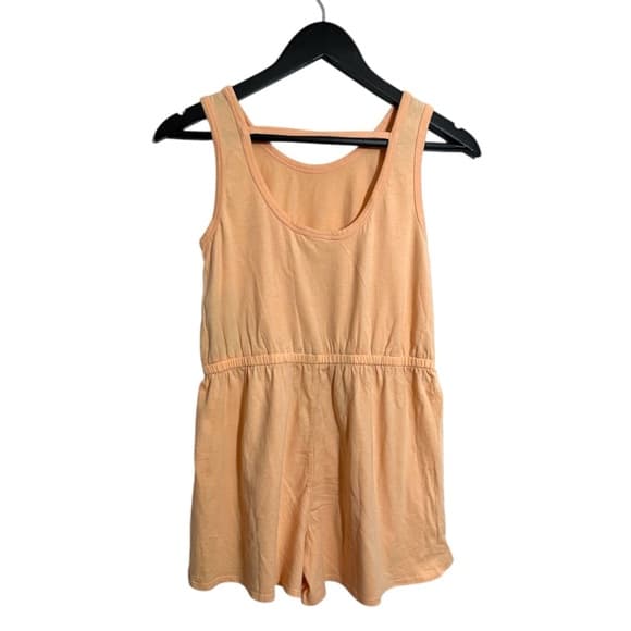 NWT Melrose and Market Cotton Sleeveless Romper Youth XL (14/16) Peach SEE NOTE - Thumbnail 9