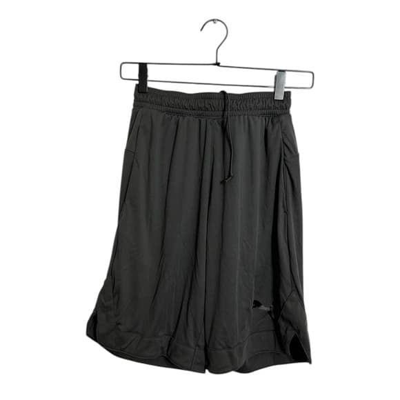 NWOT Puma Dark Grey Athletic Drawstring Basketball Shorts YOUTH Size Small - Thumbnail 9