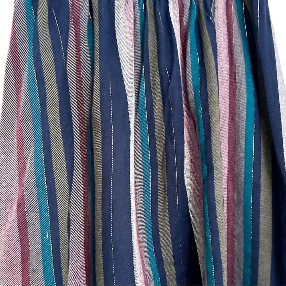 Bella Dahl Girl Frey Striped Multicolored Skirt | Youth Girls Size 12 - Thumbnail 3