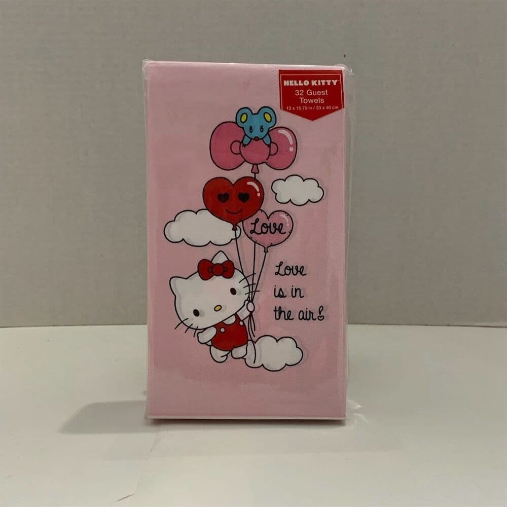 Hello Kitty Love is in the Air Napkins 32 Pack Decorative Guest Towels Sanrio - Thumbnail 2