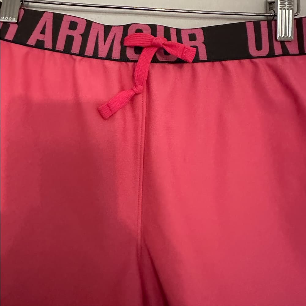 Under Armour Youth Loose HeatGear Pink Athletic Shorts Size XL (18-20) - Thumbnail 7
