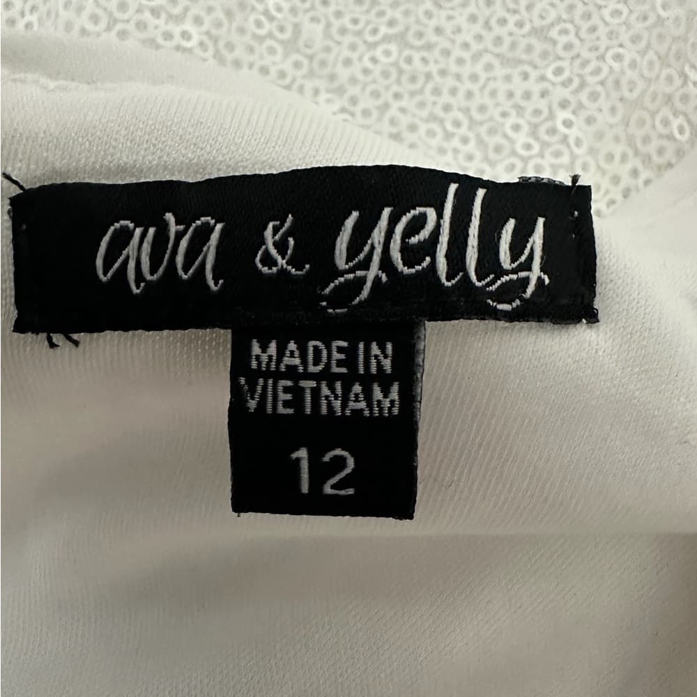 NWT Ava & Yelly Sequin Colorblock Girls Kids Party Dress Size 12 Dress Up - Thumbnail 7