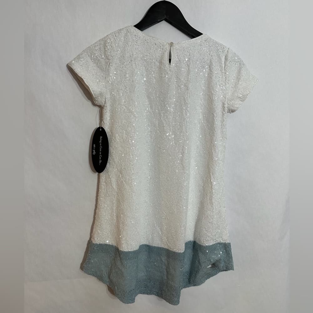NWT Ava & Yelly Sequin Colorblock Girls Kids Party Dress Size 12 Dress Up - Thumbnail 5