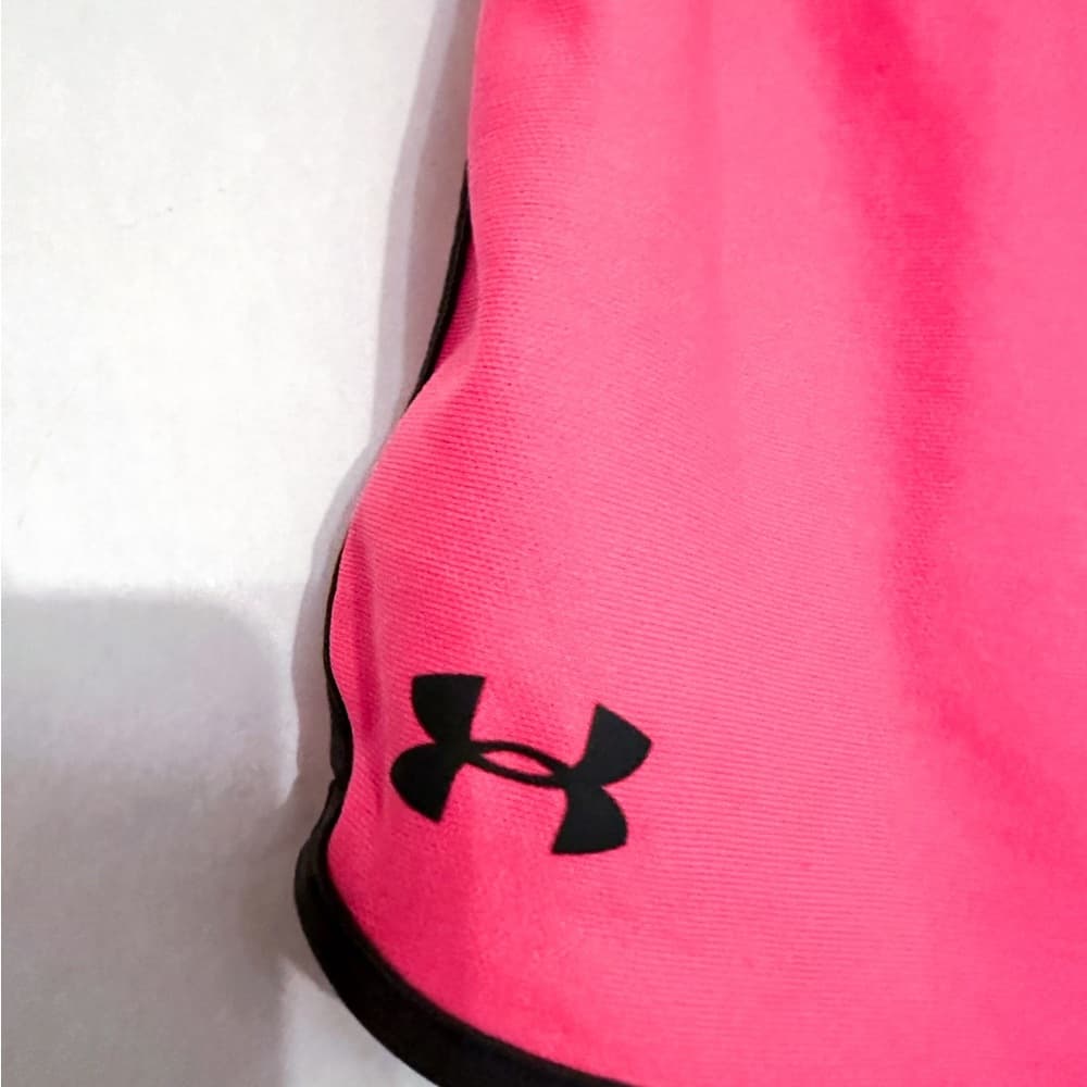 Under Armour Youth Loose HeatGear Pink Athletic Shorts Size XL (18-20) - Thumbnail 6
