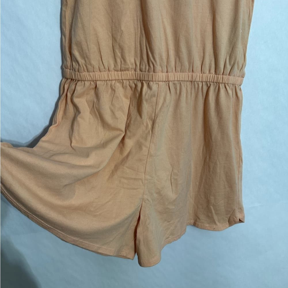 NWT Melrose and Market Cotton Sleeveless Romper Youth XL (14/16) Peach SEE NOTE - Thumbnail 3