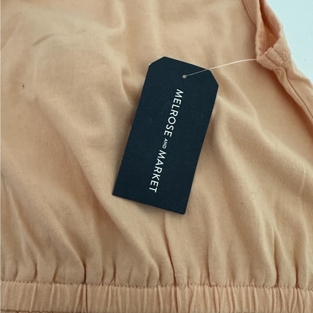 NWT Melrose and Market Cotton Sleeveless Romper Youth XL (14/16) Peach SEE NOTE - Thumbnail 6