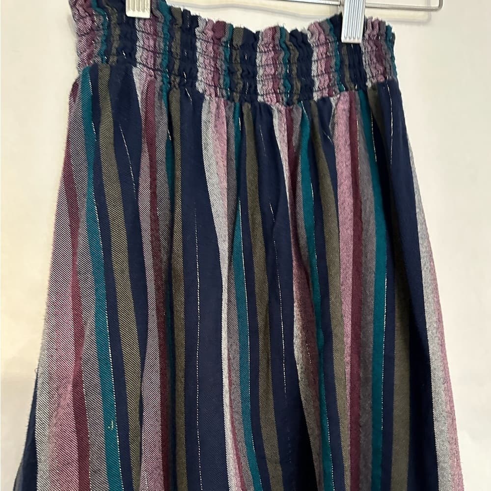 Bella Dahl Girl Frey Striped Multicolored Skirt | Youth Girls Size 12 - Thumbnail 7