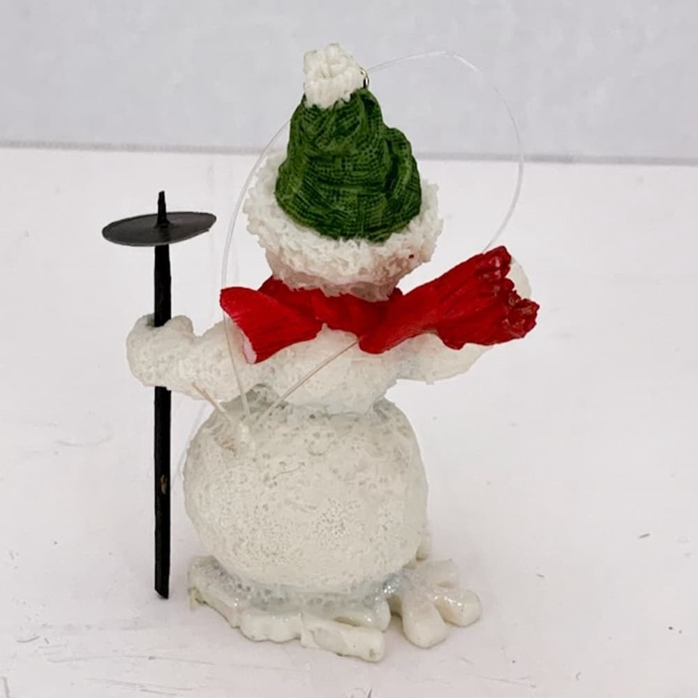 NWT Department 56 Snowman Skier Ornament Vintage Festive Winter Decor Gift Idea - Thumbnail 5