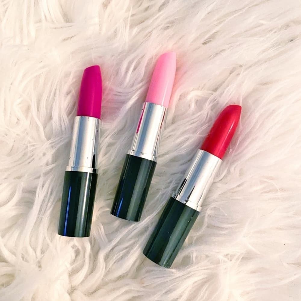 Lipstick Shaped Pen | Makeup-Inspired Writing Tool Gift for Makeup Artist - Red