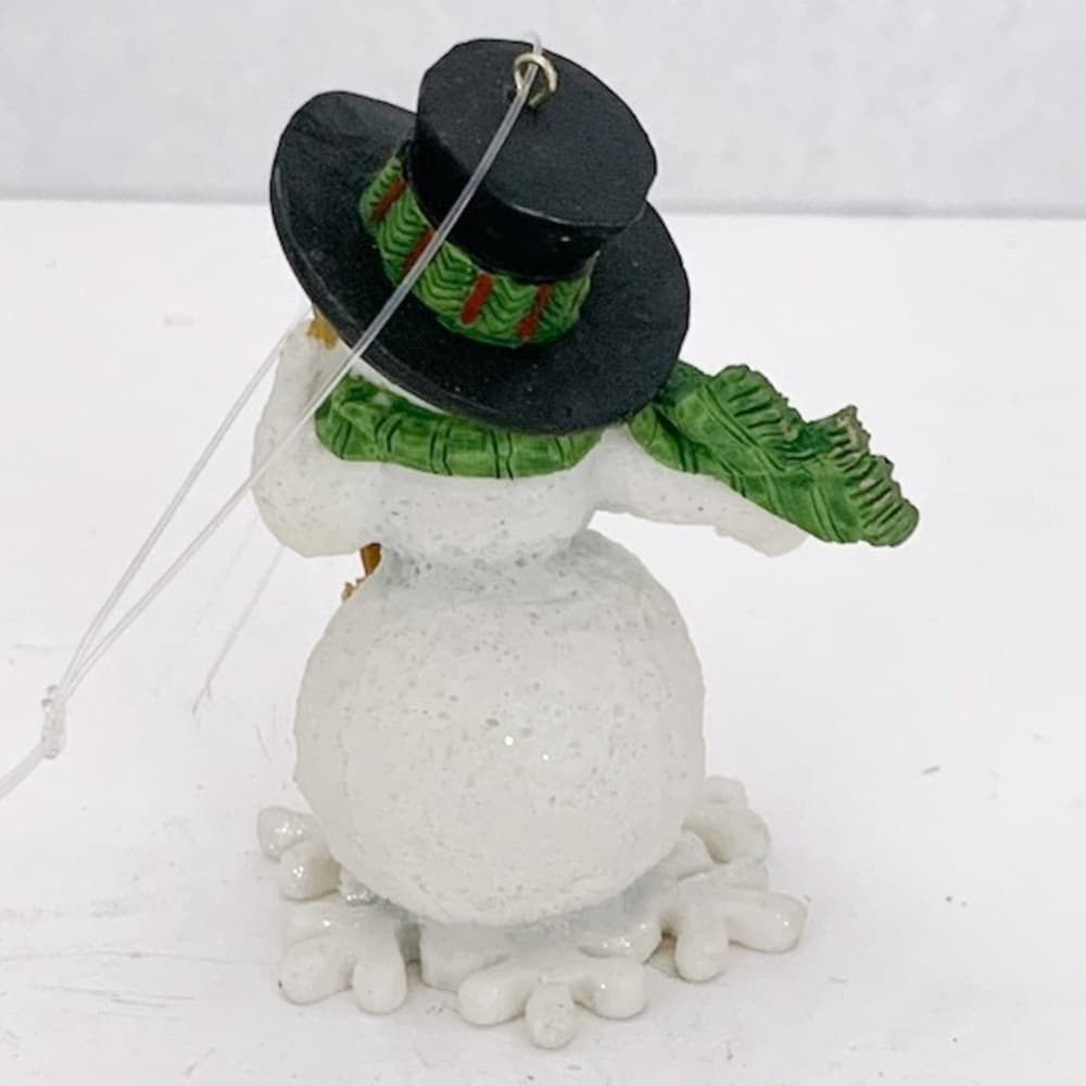 NWT Department 56 Snowman Ornament Top Hat Broom Vintage Classic Holiday Gift - Thumbnail 9