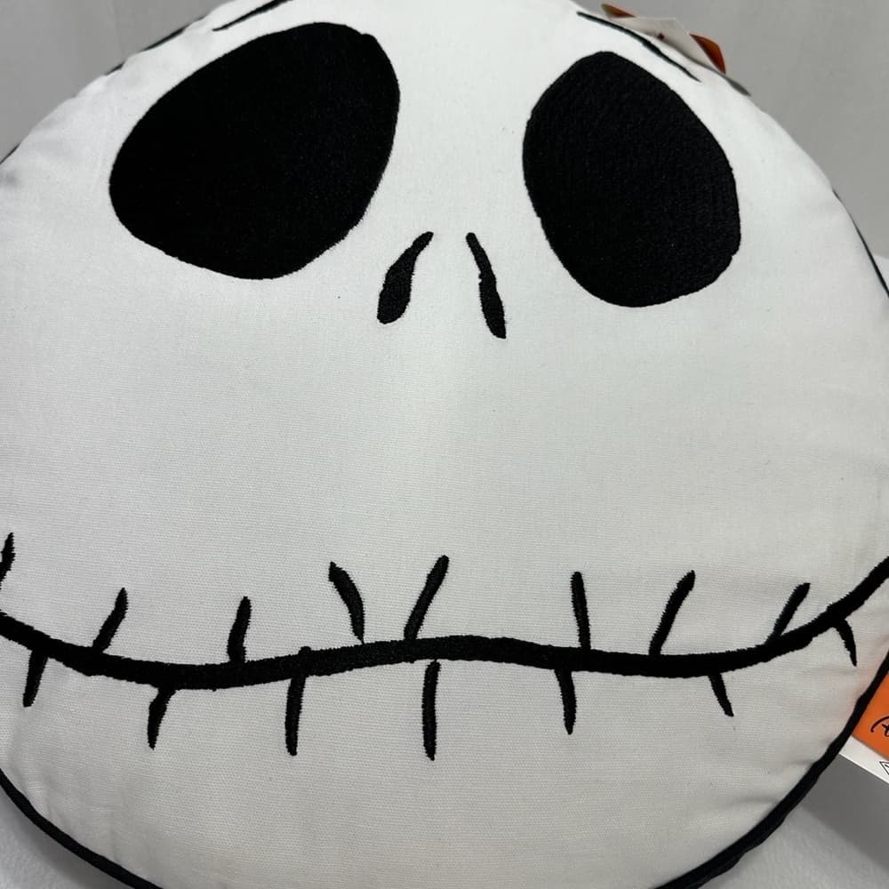 NWT Disney Nightmare Before Christmas Jack Skellington Head Pillow Halloween - Thumbnail 6