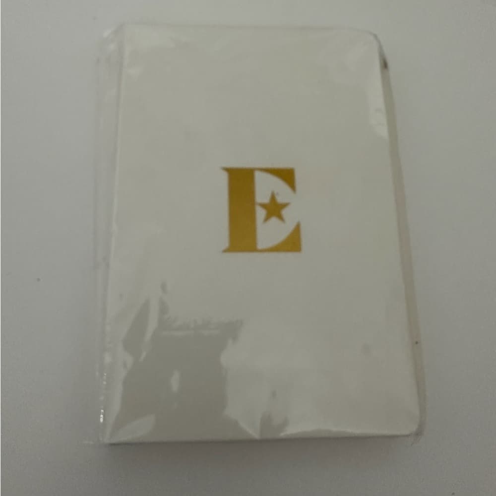 NEW Elton John White with Gold E Logo Notebook Luxury Memorabilia Holiday Gift - Thumbnail 2