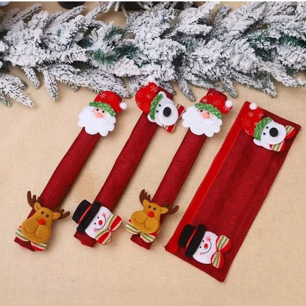 NEW Appliance Handle Covers Christmas Decoration Fridge Microwave Dishwasher - Thumbnail 10