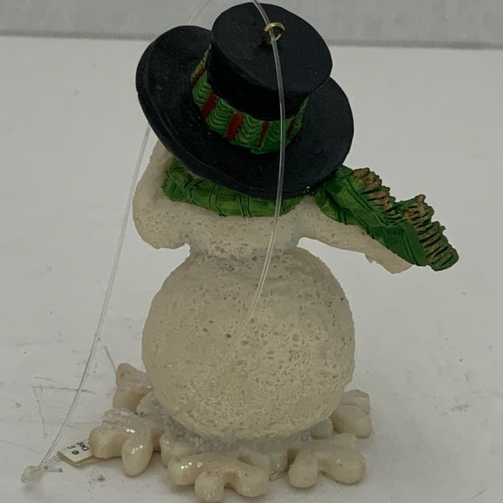 NWT Department 56 Snowman Ornament Top Hat Broom Vintage Classic Holiday Gift - Thumbnail 7