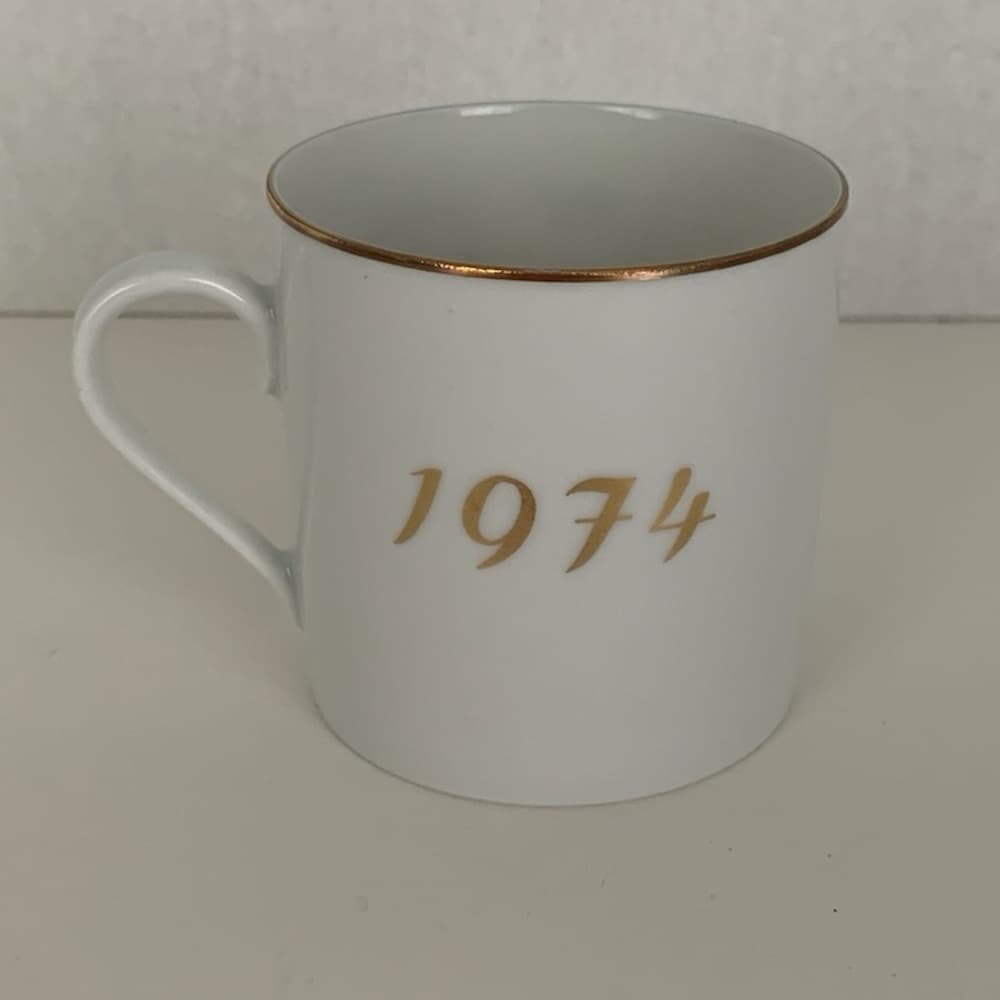 Vintage 1974 Schmid Bros Berta Hummel Child’s Cup West Germany Gold Trim Mug - Thumbnail 7