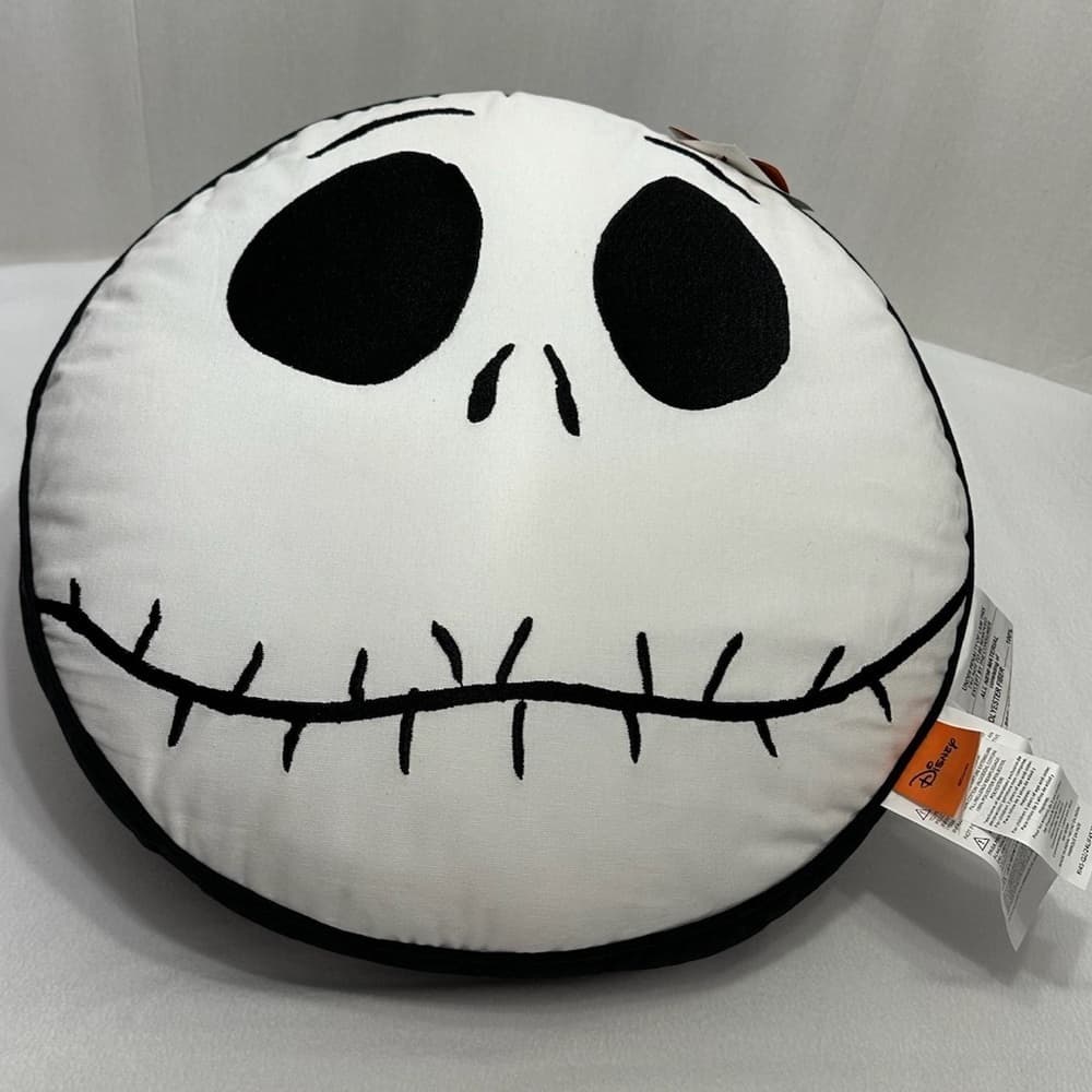 NWT Disney Nightmare Before Christmas Jack Skellington Head Pillow Halloween - Thumbnail 4