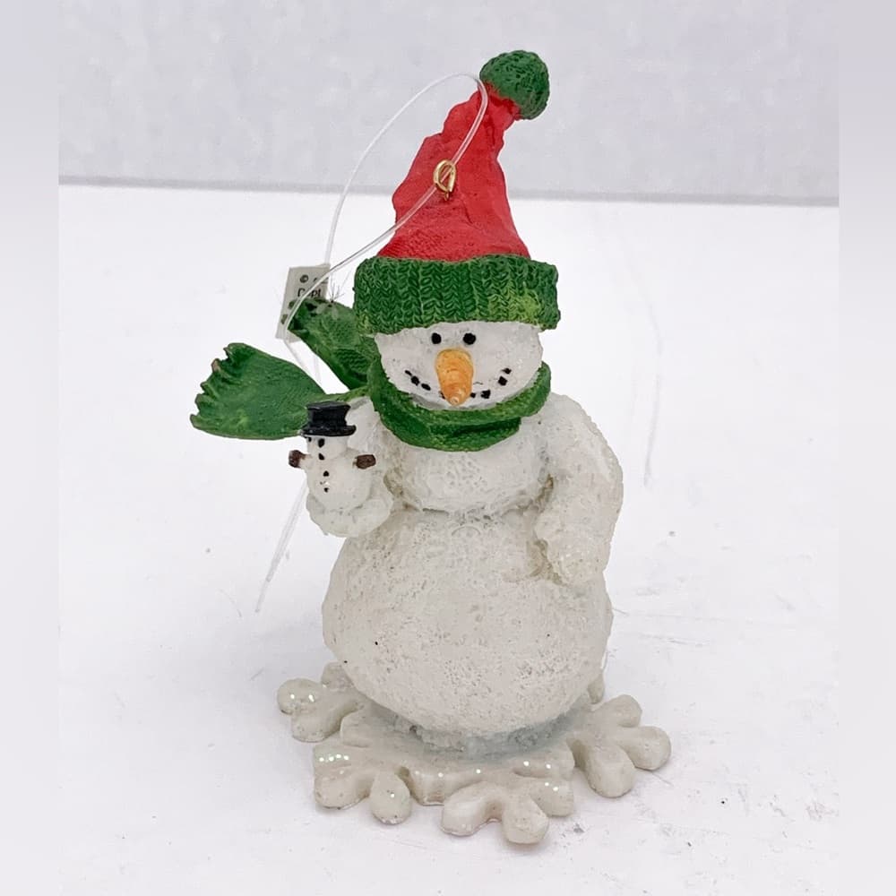 NWT Department 56 Snowman Ornament Mini Snowman Vintage Holiday Collectible Gift - Thumbnail 2