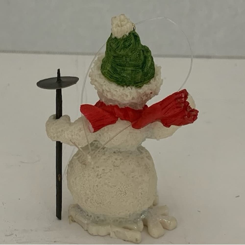 NWT Department 56 Snowman Skier Ornament Vintage Festive Winter Decor Gift Idea - Thumbnail 7