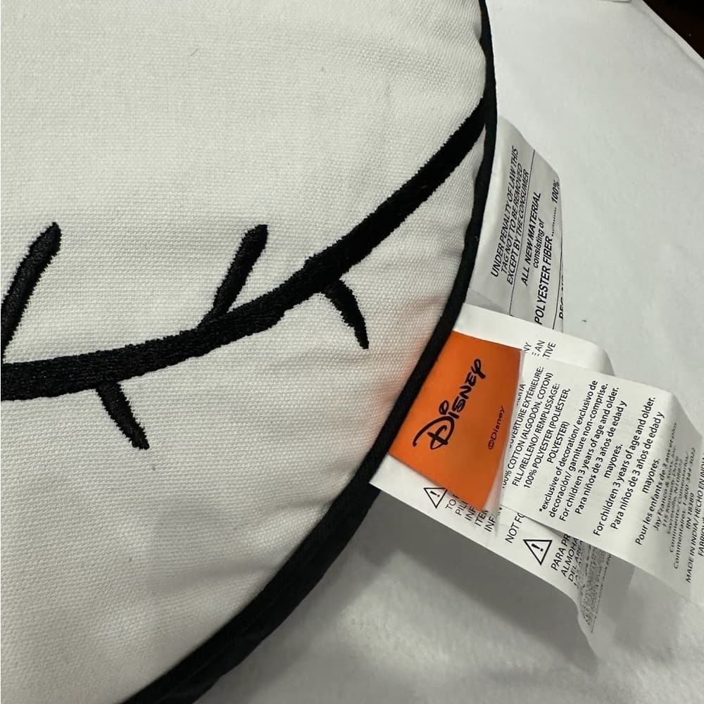 NWT Disney Nightmare Before Christmas Jack Skellington Head Pillow Halloween - Thumbnail 5