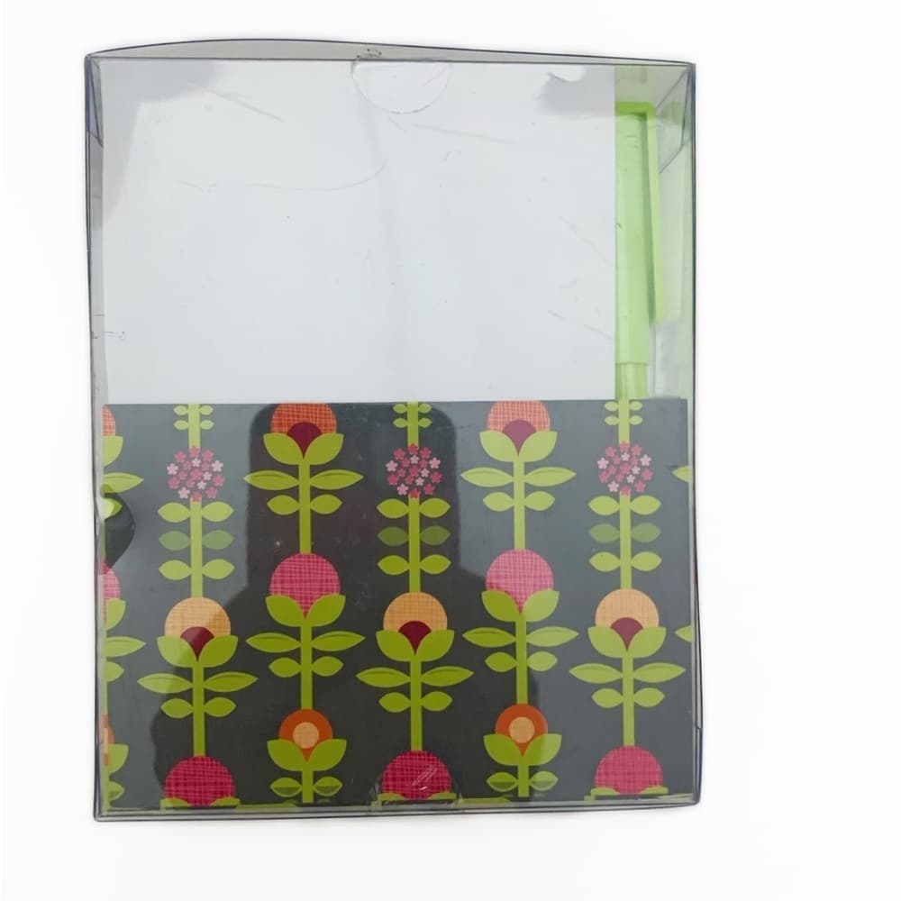 Colorful Flower Sticky Notes Gift Set w Matching Pen - 300 Sticky Notes Included - Thumbnail 2