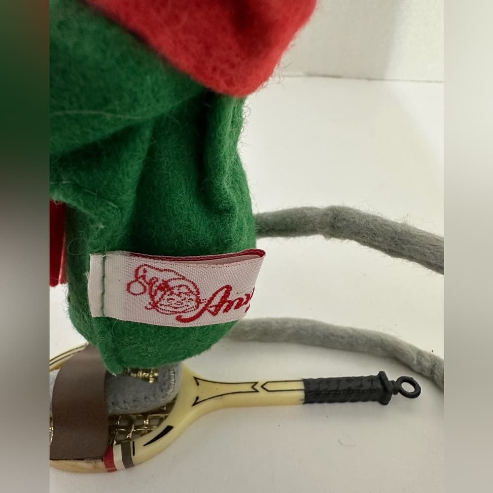 Annalee Vintage Felt Mouse Snowshoe Ice Skating Christmas Figurine Gift SEE NOTE - Thumbnail 5