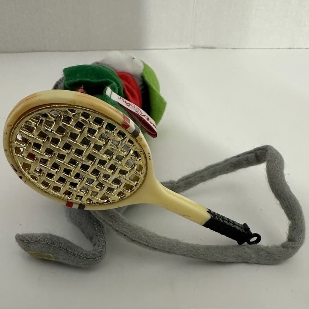 Annalee Vintage Felt Mouse Snowshoe Ice Skating Christmas Figurine Gift SEE NOTE