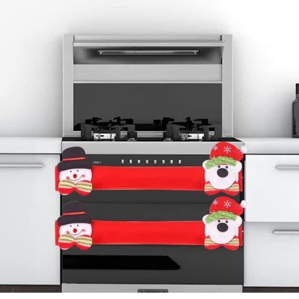 NEW Appliance Handle Covers Christmas Decoration Fridge Microwave Dishwasher - Thumbnail 8