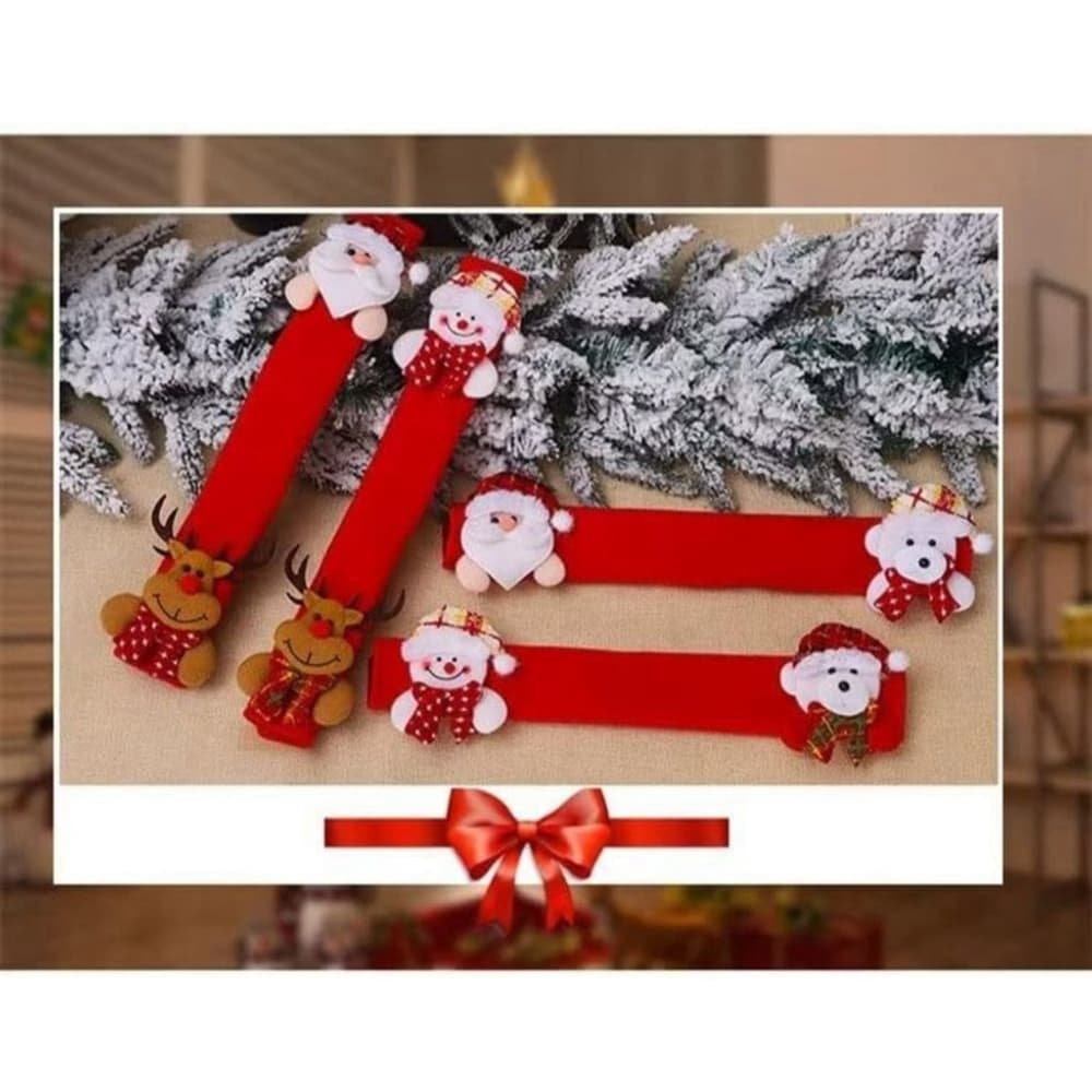NEW Appliance Handle Covers Christmas Decoration Fridge Microwave Dishwasher - Thumbnail 2