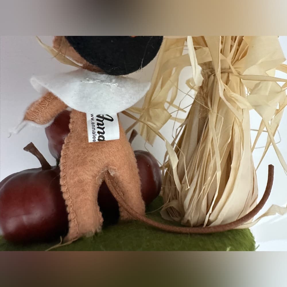 Annalee Pilgrim Mice Set of 2 Corn Stalks Pumpkins Thanksgiving Harvest Decor - Thumbnail 5