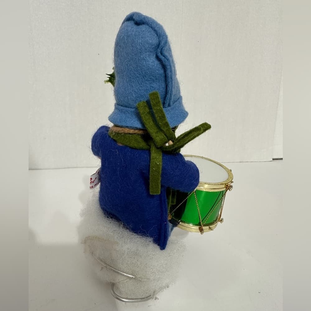 Annalee 1971 Drummer Boy Christmas Doll Vintage Felt Figure Perfect Holiday Gift - Thumbnail 7