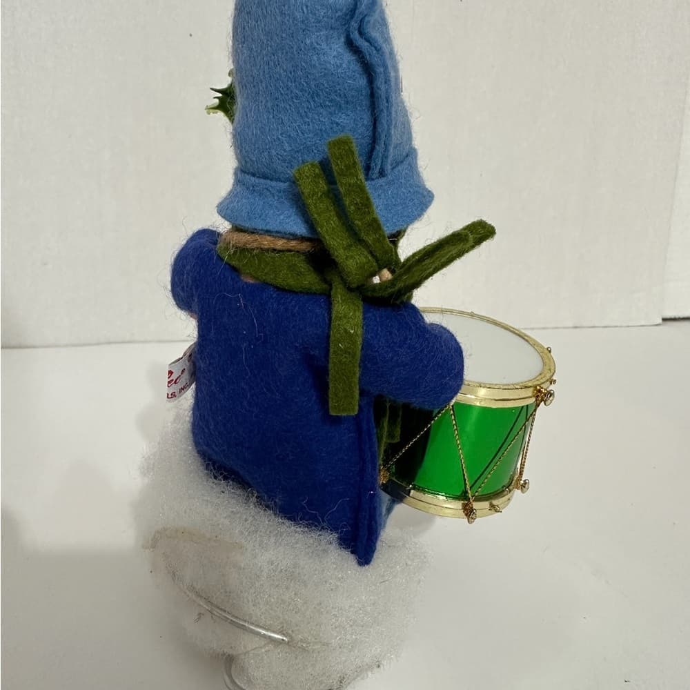 Annalee 1971 Drummer Boy Christmas Doll Vintage Felt Figure Perfect Holiday Gift - Thumbnail 2