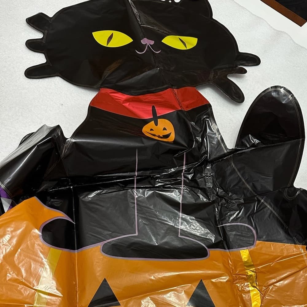 Mystery Halloween Foil Balloon Pack DESIGNS WILL VARY - Ghost Cat Witch Skull - Thumbnail 13