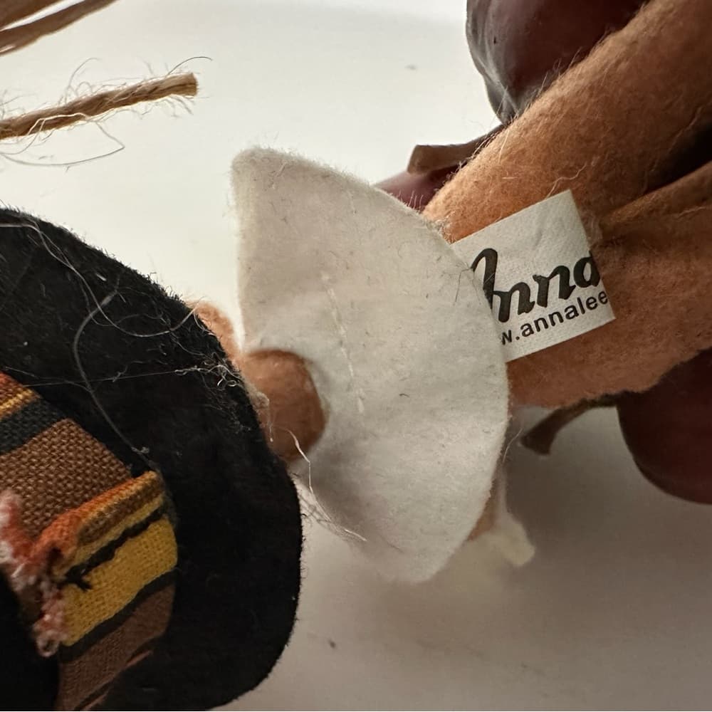 Annalee Pilgrim Mouse With Corn Stalks And Pumpkins Thanksgiving Harvest Decor - Thumbnail 2