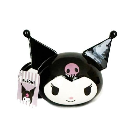 NWT Kuromi Face by Sanrio Ceramic Mug Sculpted Design Gothic Cartoon - Thumbnail 6