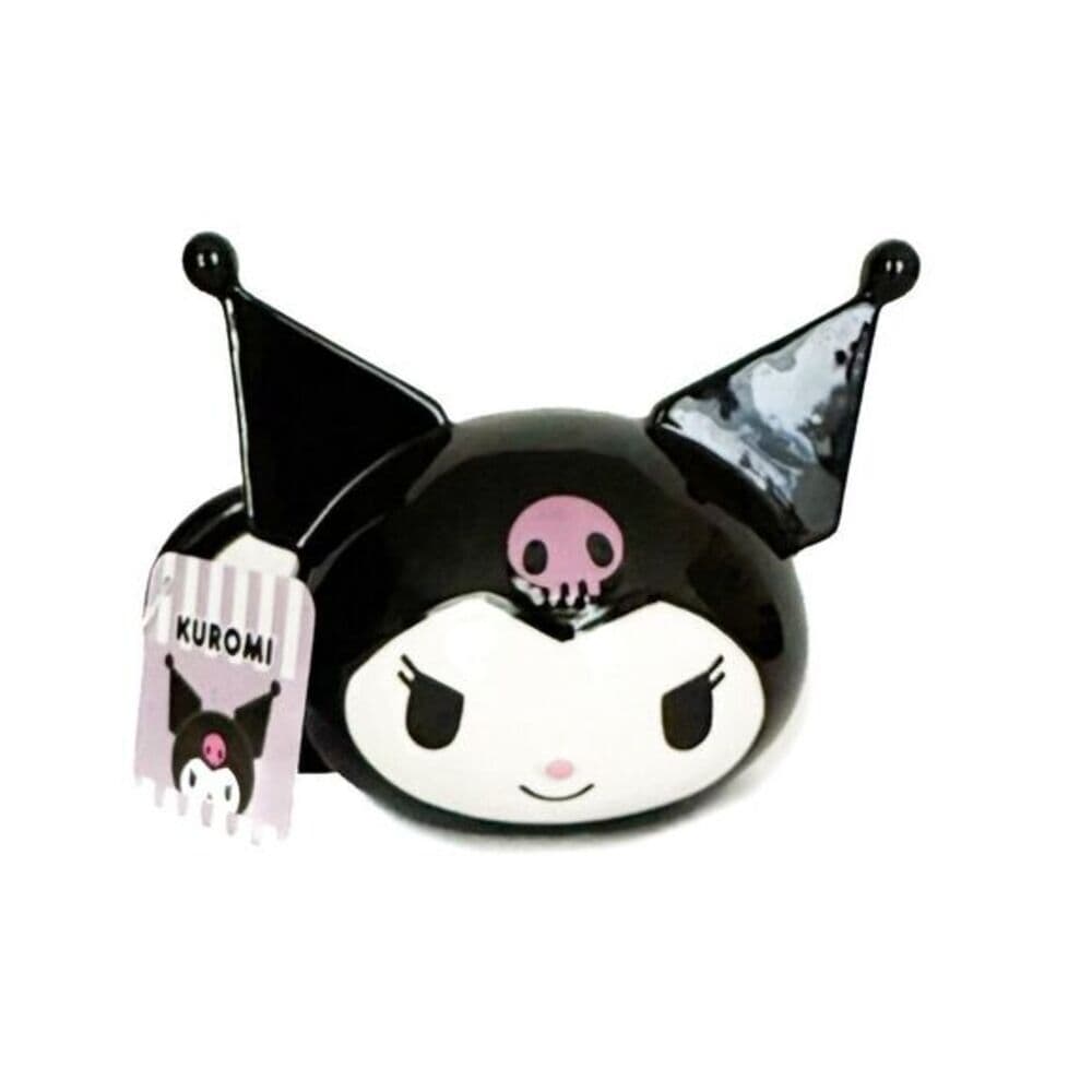 NWT Kuromi Face by Sanrio Ceramic Mug Sculpted Design Gothic Cartoon - Thumbnail 5