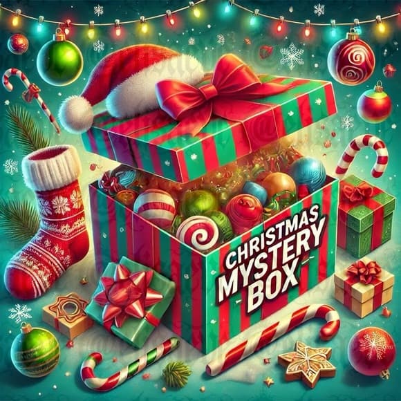 CHRISTMAS MYSTERY BOX 🎁🎄🎄🎅 Fun Holiday Gift Idea Ready to Ship! - Thumbnail 3