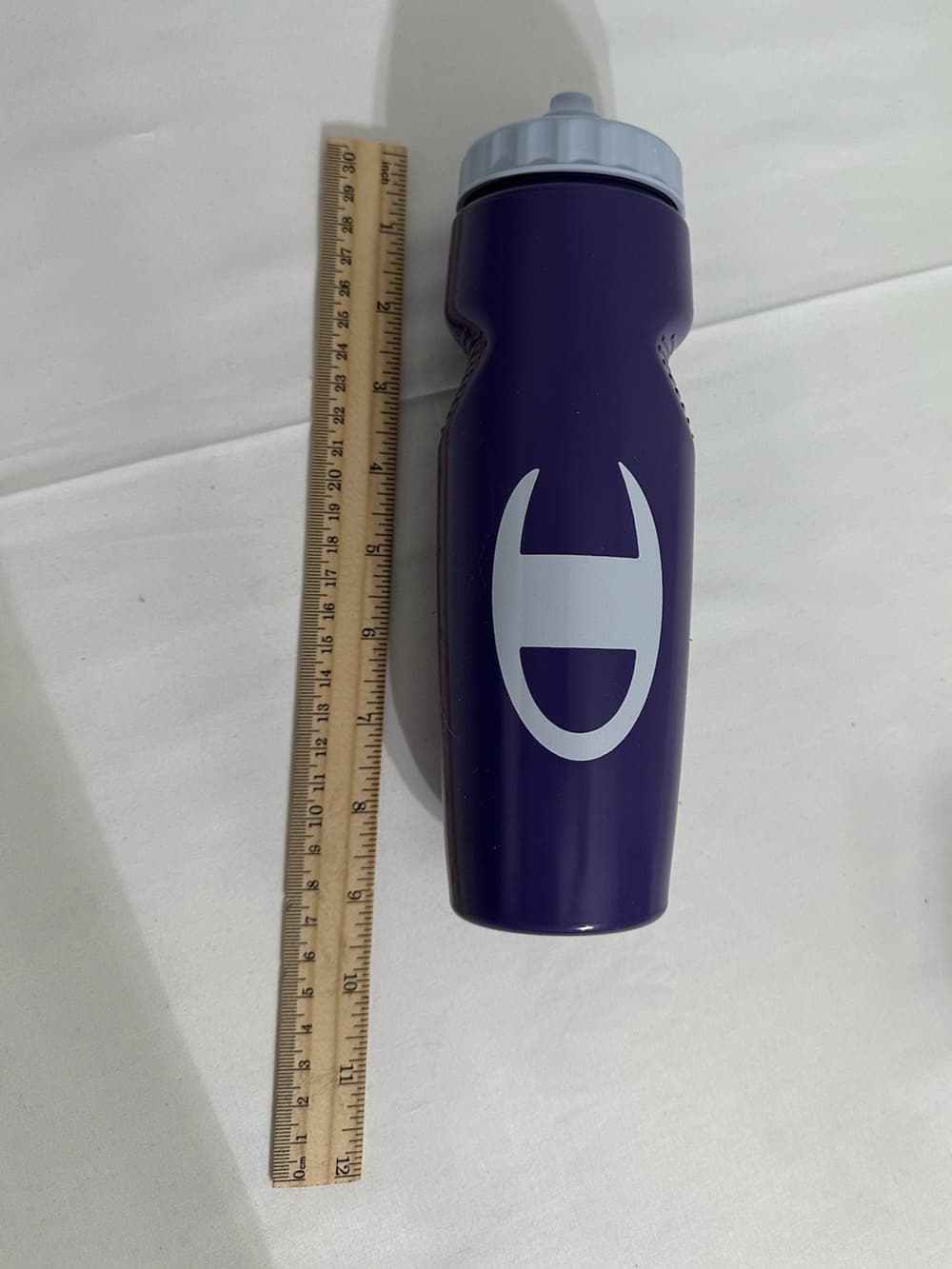 NWT Champion Quench Squeeze Bottle Purple 24oz Water Sports Gym Workout Gear - Thumbnail 3