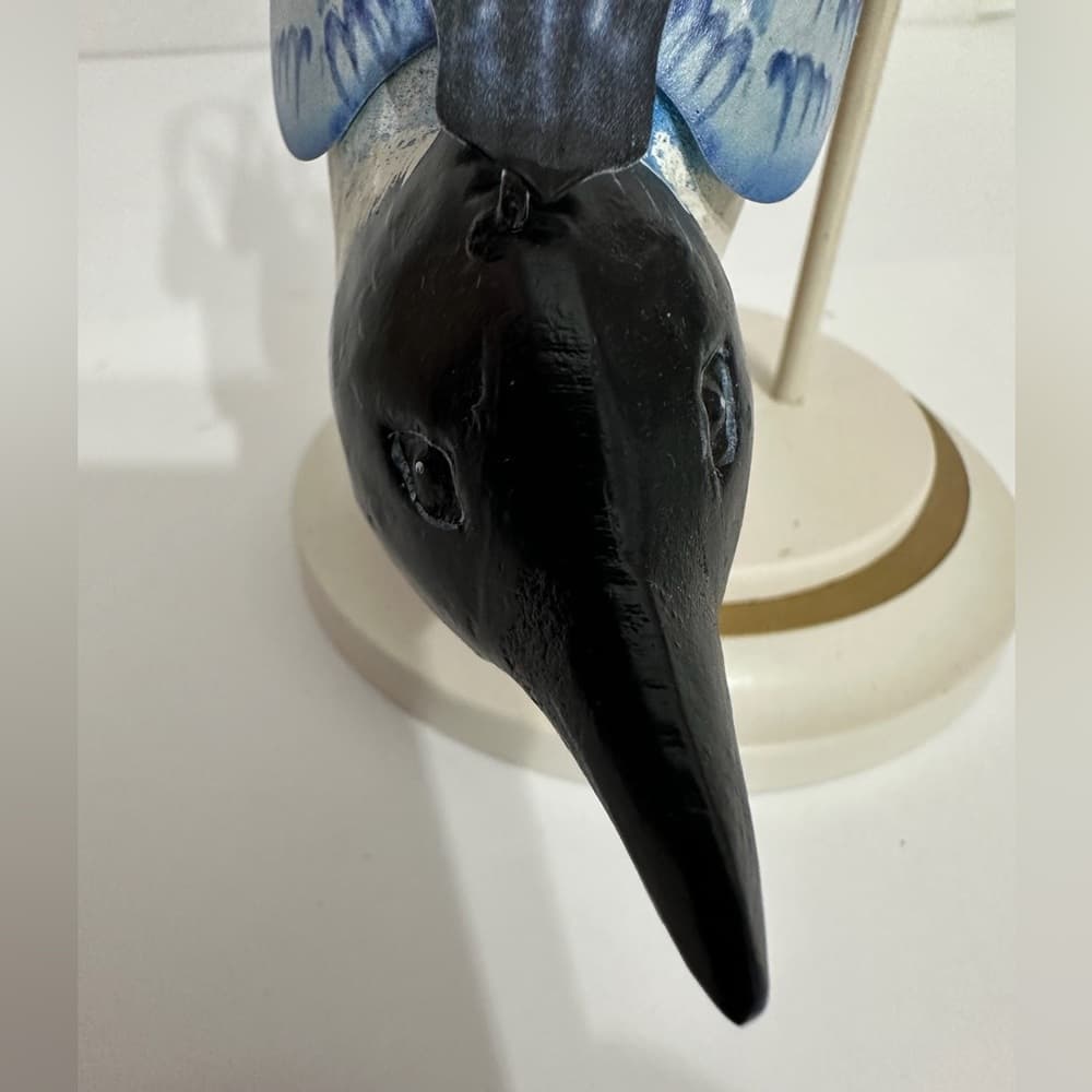NWT Ashland French Manor Metal Bird Sculpture Perched Stand Figurine Decor - Thumbnail 3