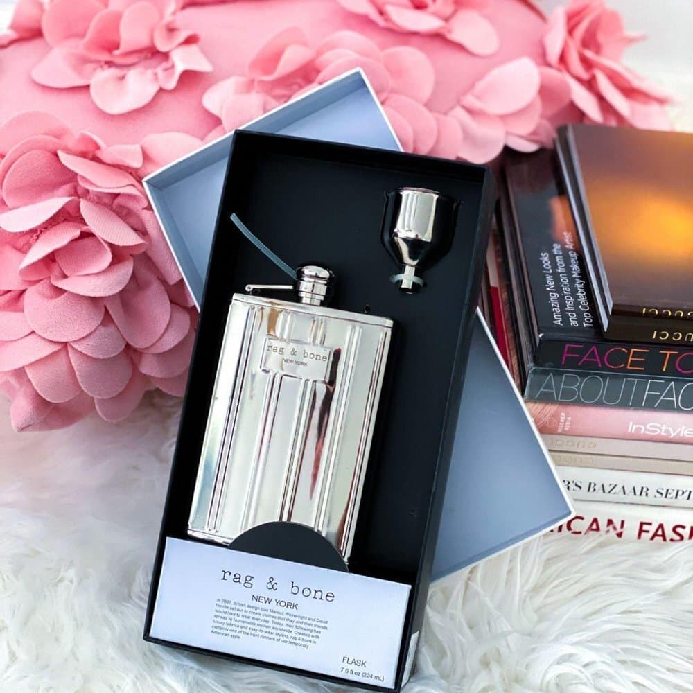 NIB Rag & Bone New York x Neiman Marcus x Target Stainless Steel Flask Gift Set - Thumbnail 2