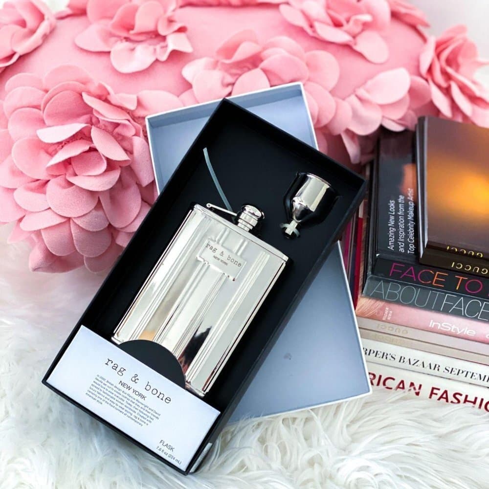 NIB Rag & Bone New York x Neiman Marcus x Target Stainless Steel Flask Gift Set - Thumbnail 3
