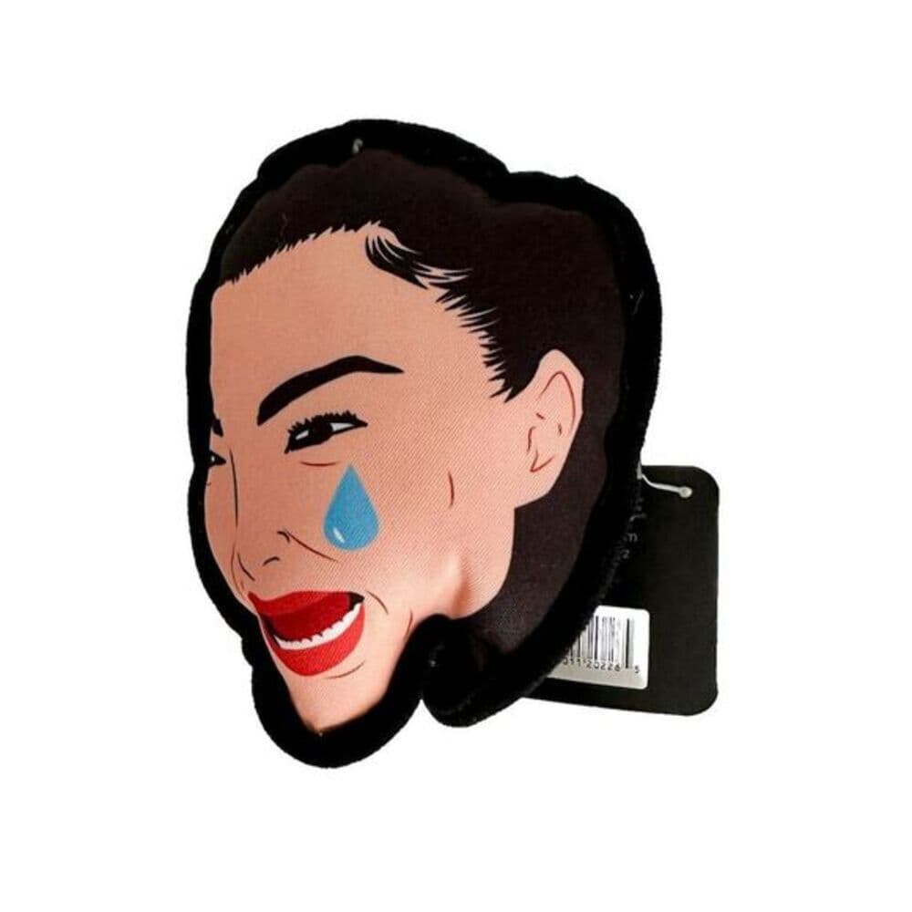 Fresh Pawz Kim Kardashian Crying Cry Face Dog Toy Squeaker Inside Squeaky Toy - Thumbnail 5