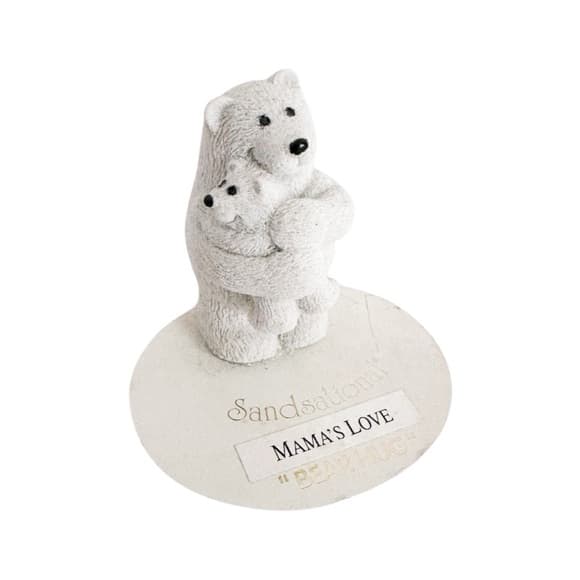 Sandsational Mama’s Love “Bear Hug” Polar Bear Figurine Vintage Gift for Mom - Thumbnail 12
