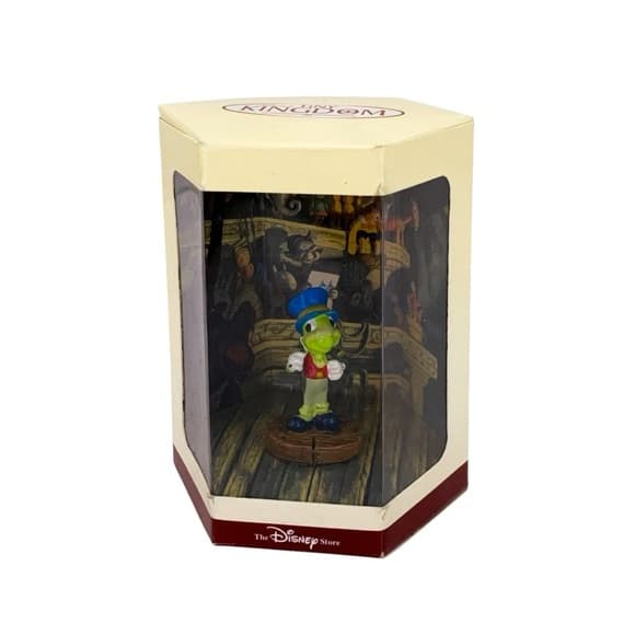 NIB Disney Tiny Kingdom Jiminy Cricket Figurine in Box Vintage Holiday Gift Idea - Thumbnail 15