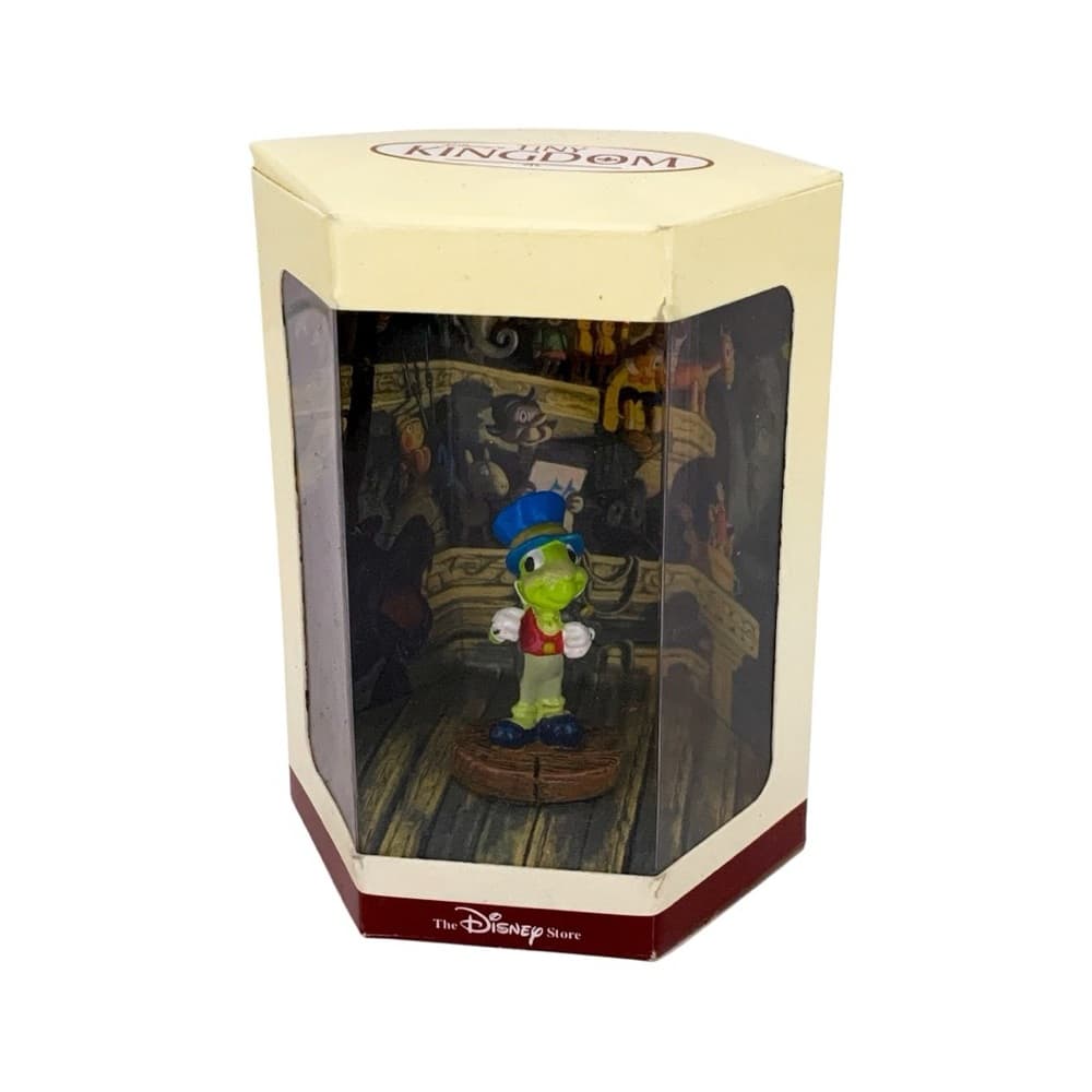 NIB Disney Tiny Kingdom Jiminy Cricket Figurine in Box Vintage Holiday Gift Idea