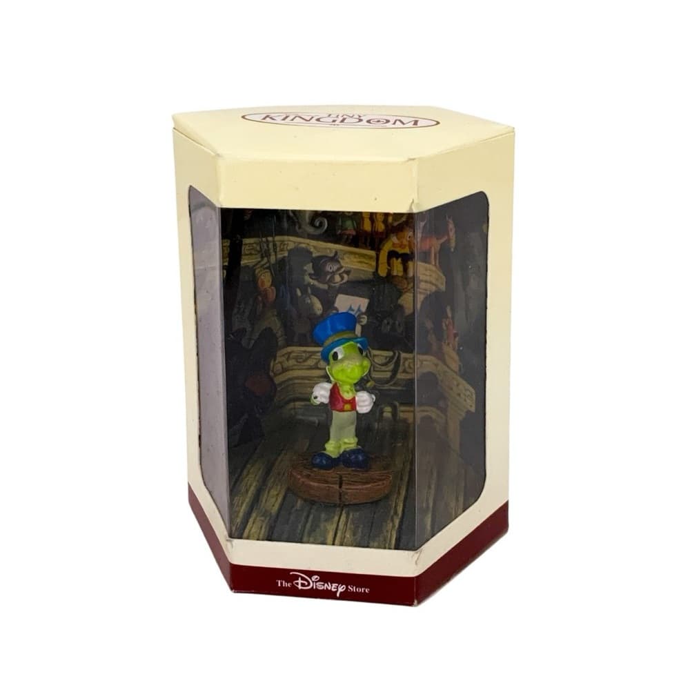 NIB Disney Tiny Kingdom Jiminy Cricket Figurine in Box Vintage Holiday Gift Idea - Thumbnail 14