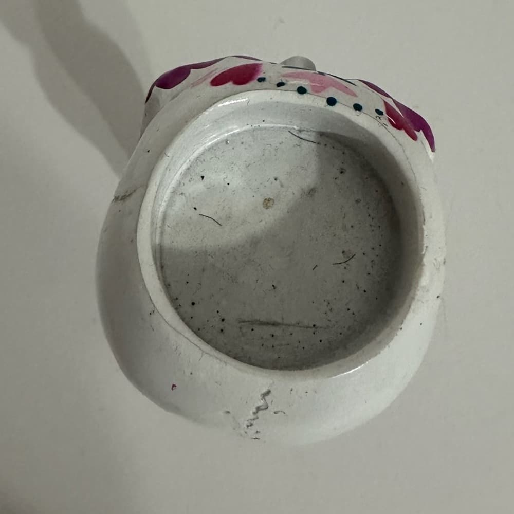 NWT Ashland Sugar Skull Pink & White Candle Holder Dia de los Muertos Decor - Thumbnail 3