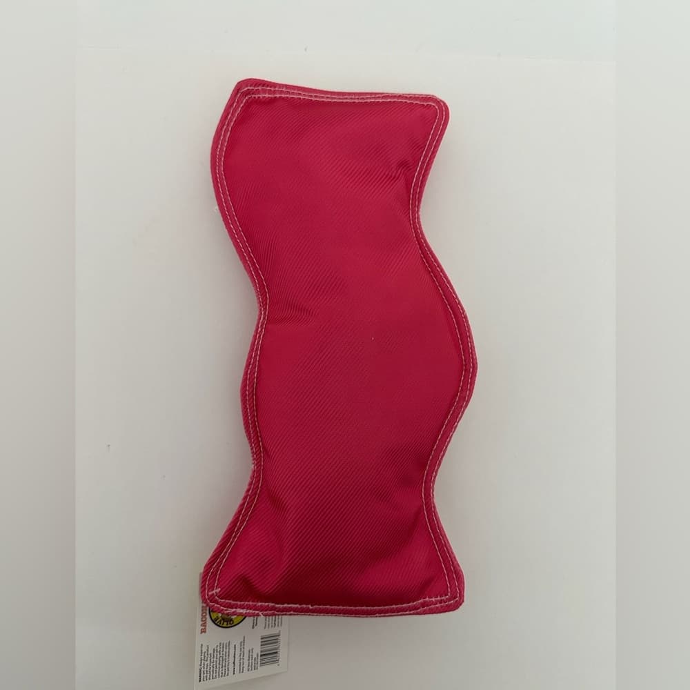 NWT Tuff Mutters Bacon Dog Toy Durable Plush Squeaky Pet Chew - Thumbnail 4