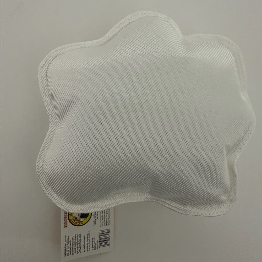NWT Tuff Mutters Egg Dog Toy Durable Plush Squeaky Pet Chew - Thumbnail 3