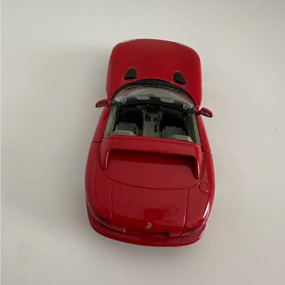 Burago Red Dodge Viper Diecast Convertible RT/10 1992 1:18 Model Car Collectible - Thumbnail 3